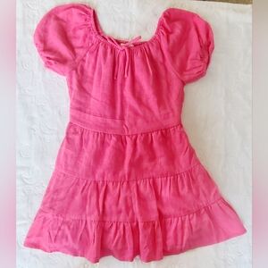 Chelsea & Violet Bright Pink Casual Kids Dress